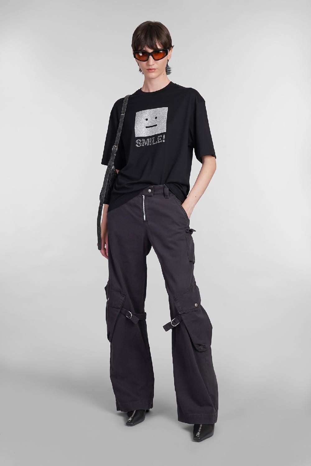 Deliberti Acne Studios T-shirt In Cotone Nero Cod. 402431 - Deliberti The Luxury Shopping