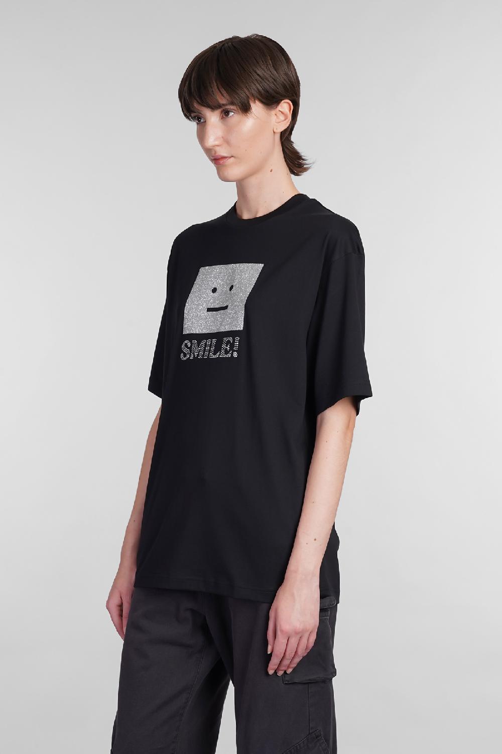 Deliberti Acne Studios T-shirt In Cotone Nero Cod. 402431 - Deliberti The Luxury Shopping