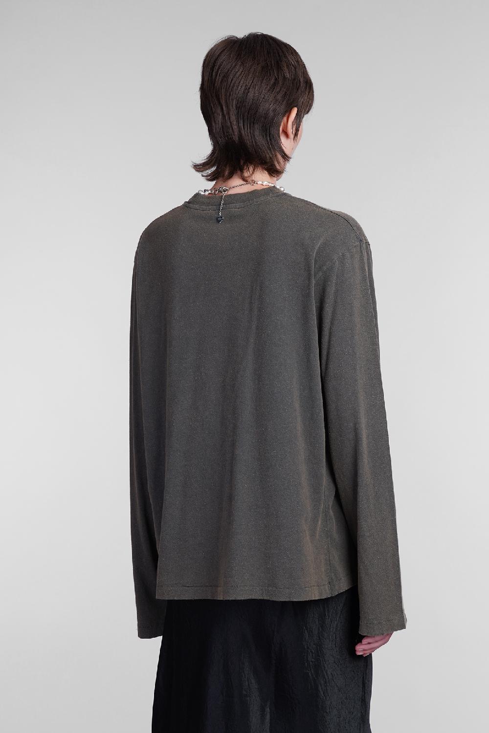 Deliberti Acne Studios T-shirt In Cotone Verde Cod. 405710 - Deliberti The Luxury Shopping