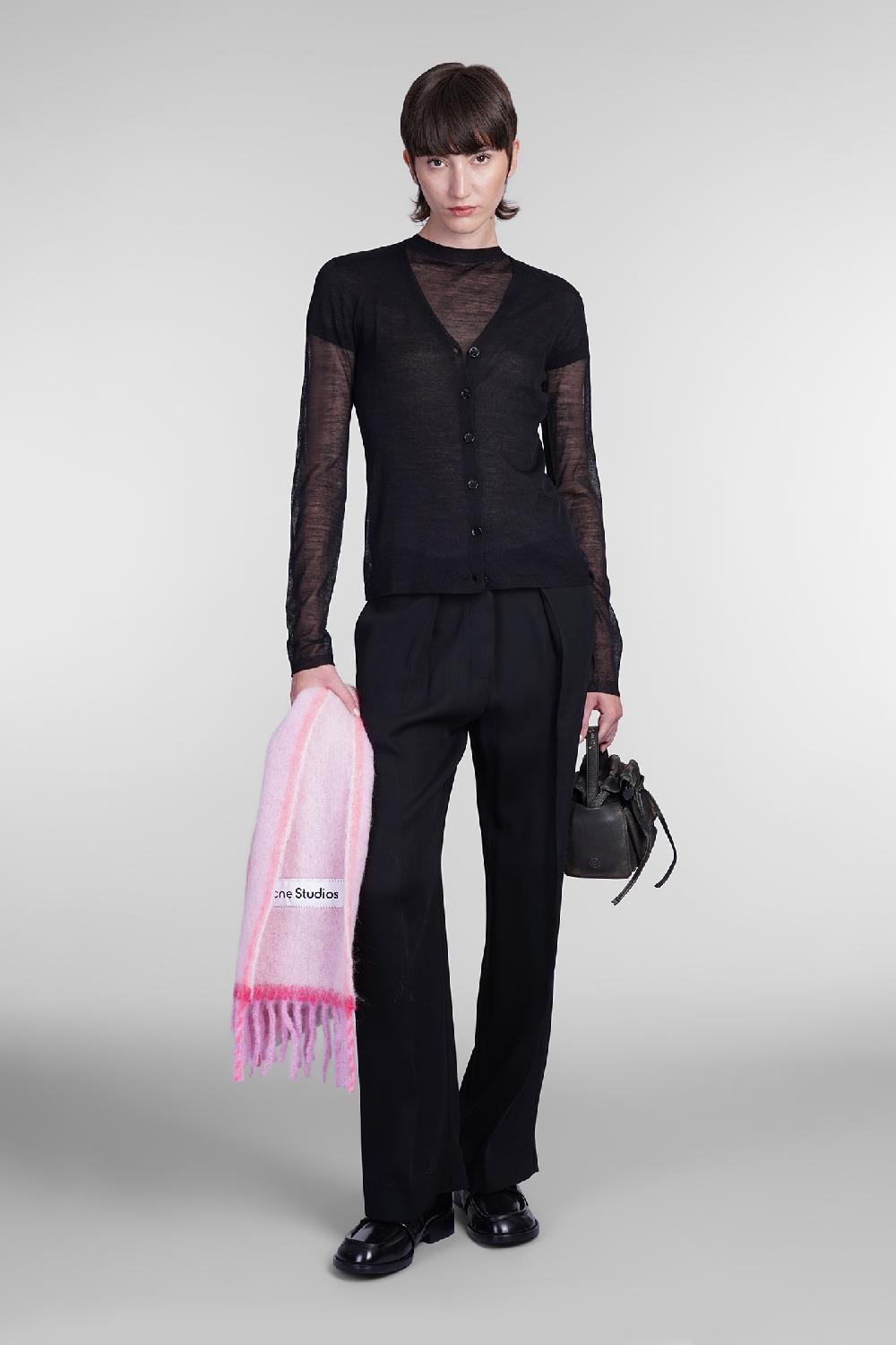 Deliberti Acne Studios T-shirt In Lana Nera Cod. 406151 - Deliberti The Luxury Shopping