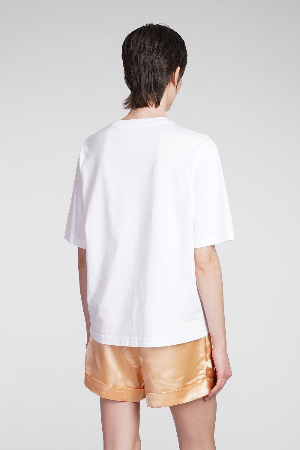 Deliberti Acne Studios T-shirt Pocket In Cotone Bianco Cod. 372359 - Deliberti The Luxury Shopping