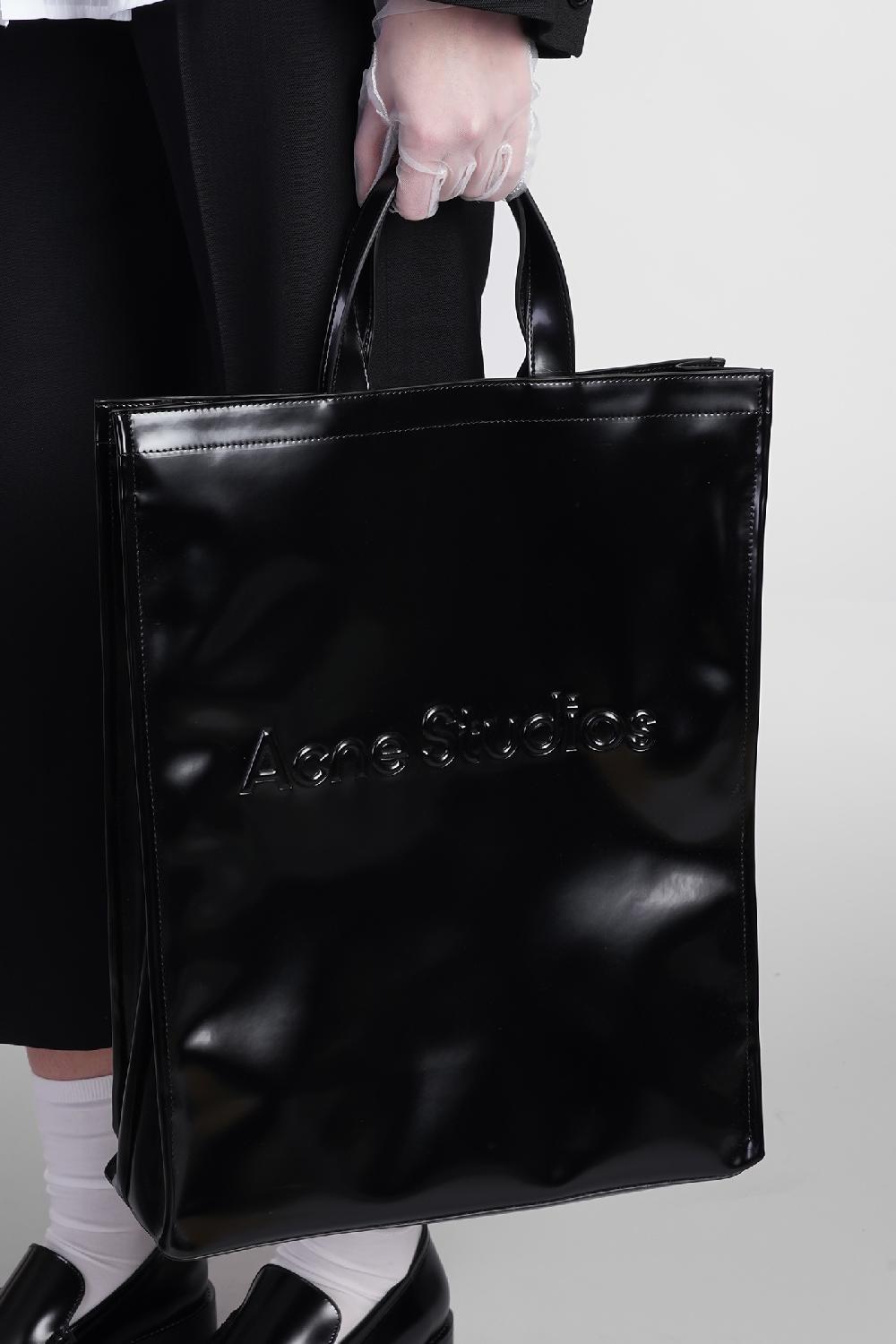 Deliberti Acne Studios Tote In Poliuretano Nero Cod. 373008 - Deliberti The Luxury Shopping
