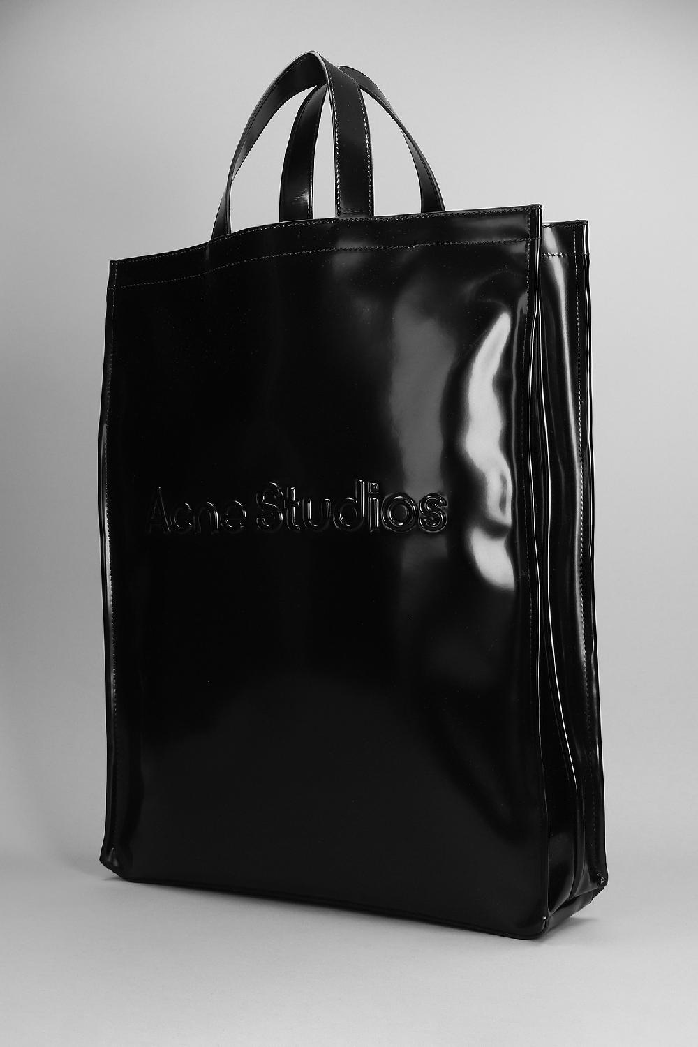 Deliberti Acne Studios Tote In Poliuretano Nero Cod. 373008 - Deliberti The Luxury Shopping