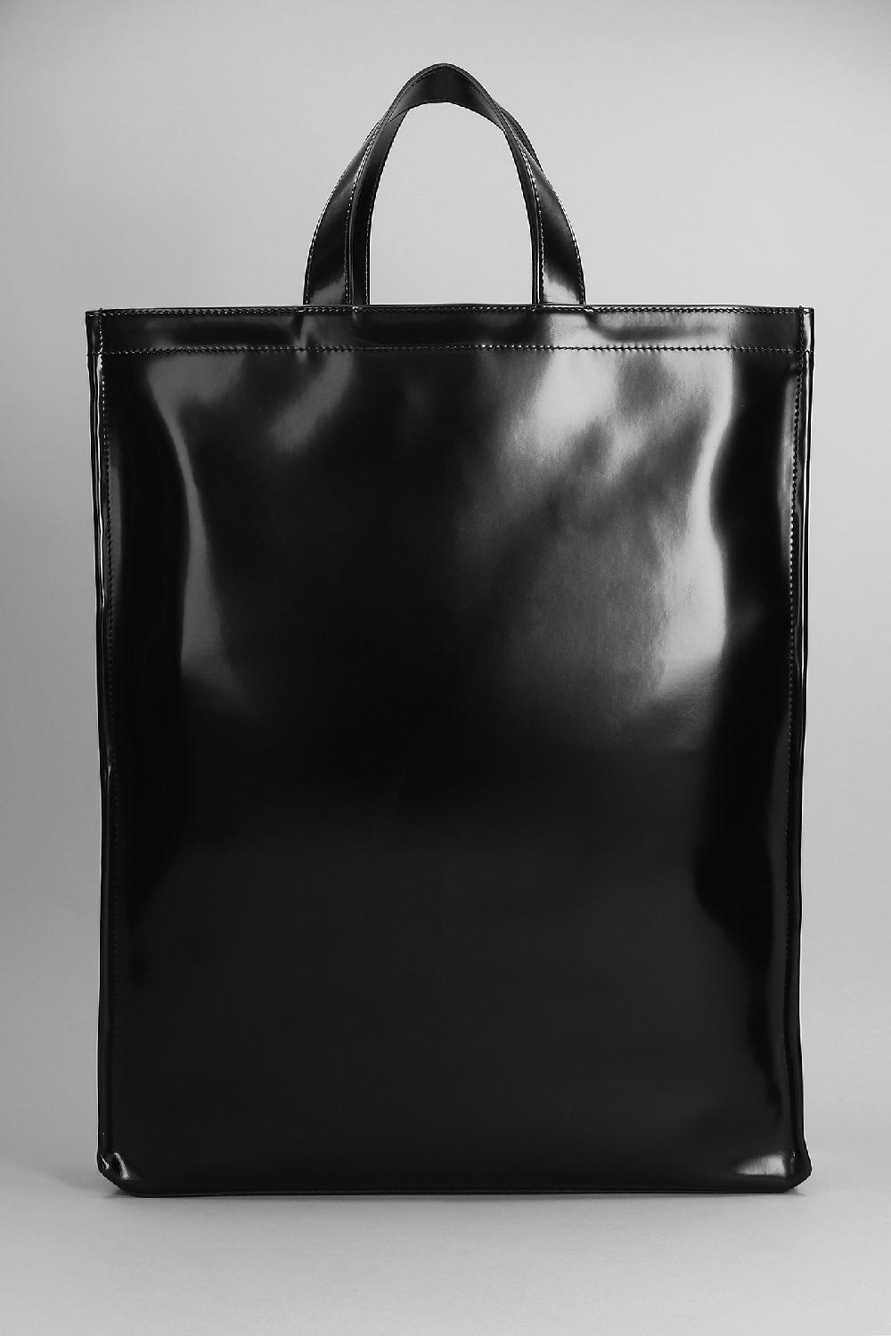 Deliberti Acne Studios Tote In Poliuretano Nero Cod. 373008 - Deliberti The Luxury Shopping