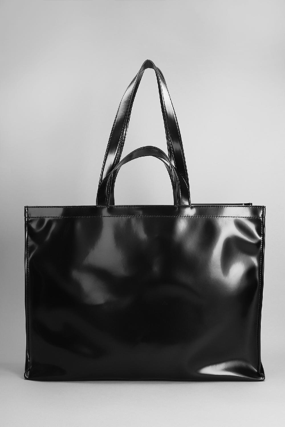 Deliberti Acne Studios Tote In Poliuretano Nero Cod. 393912 - Deliberti The Luxury Shopping