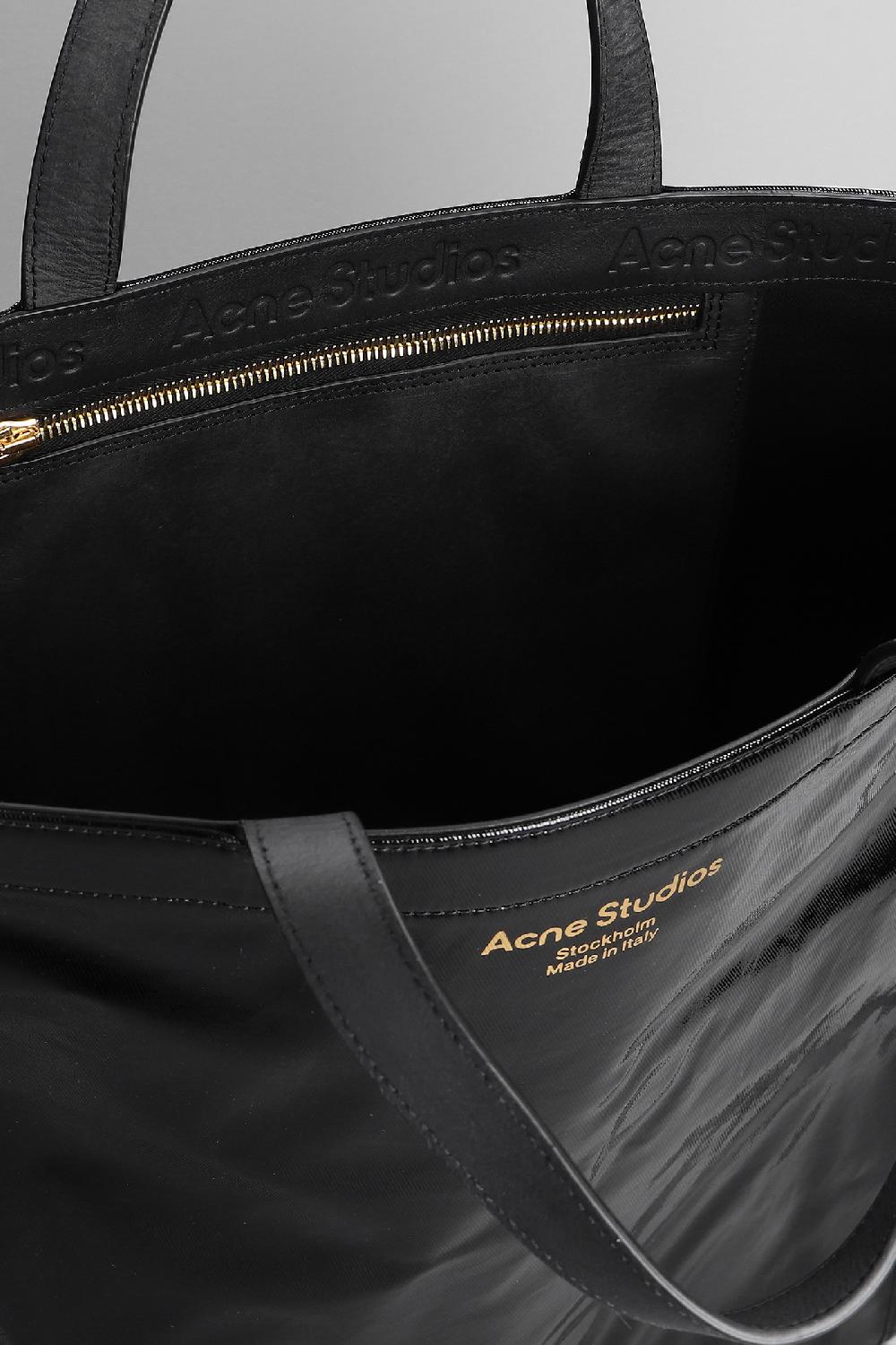 Deliberti Acne Studios Tote In Tecnico Nero Cod. 352429 - Deliberti The Luxury Shopping