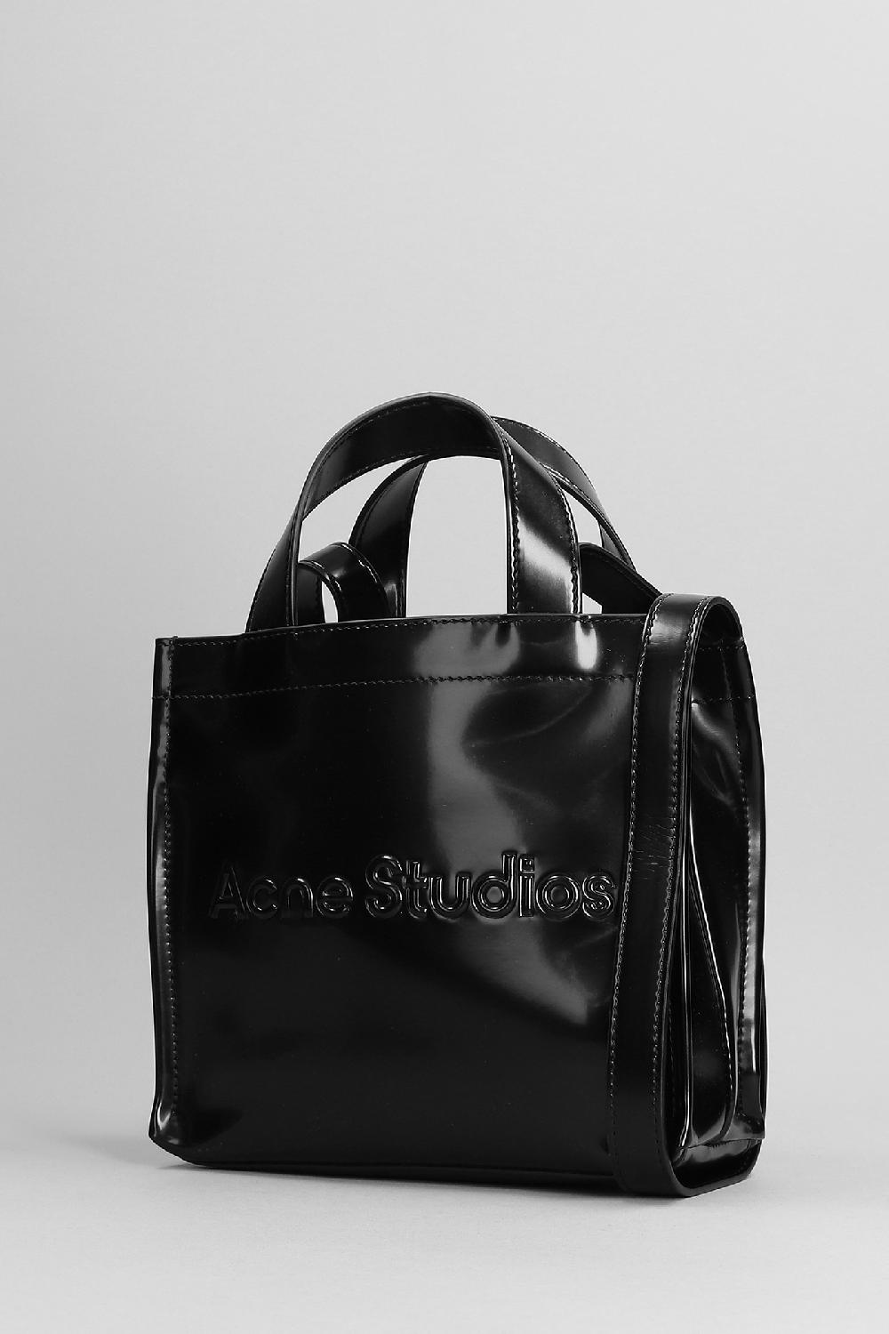 Deliberti Acne Studios Tote Mini Tote In Poliuretano Nero Cod. 372937 - Deliberti The Luxury Shopping