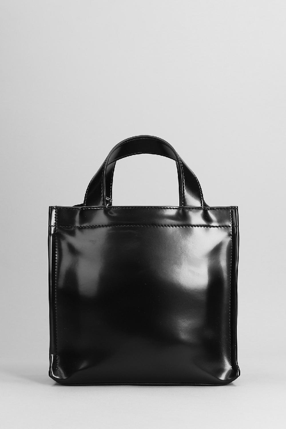 Deliberti Acne Studios Tote Mini Tote In Poliuretano Nero Cod. 372937 - Deliberti The Luxury Shopping