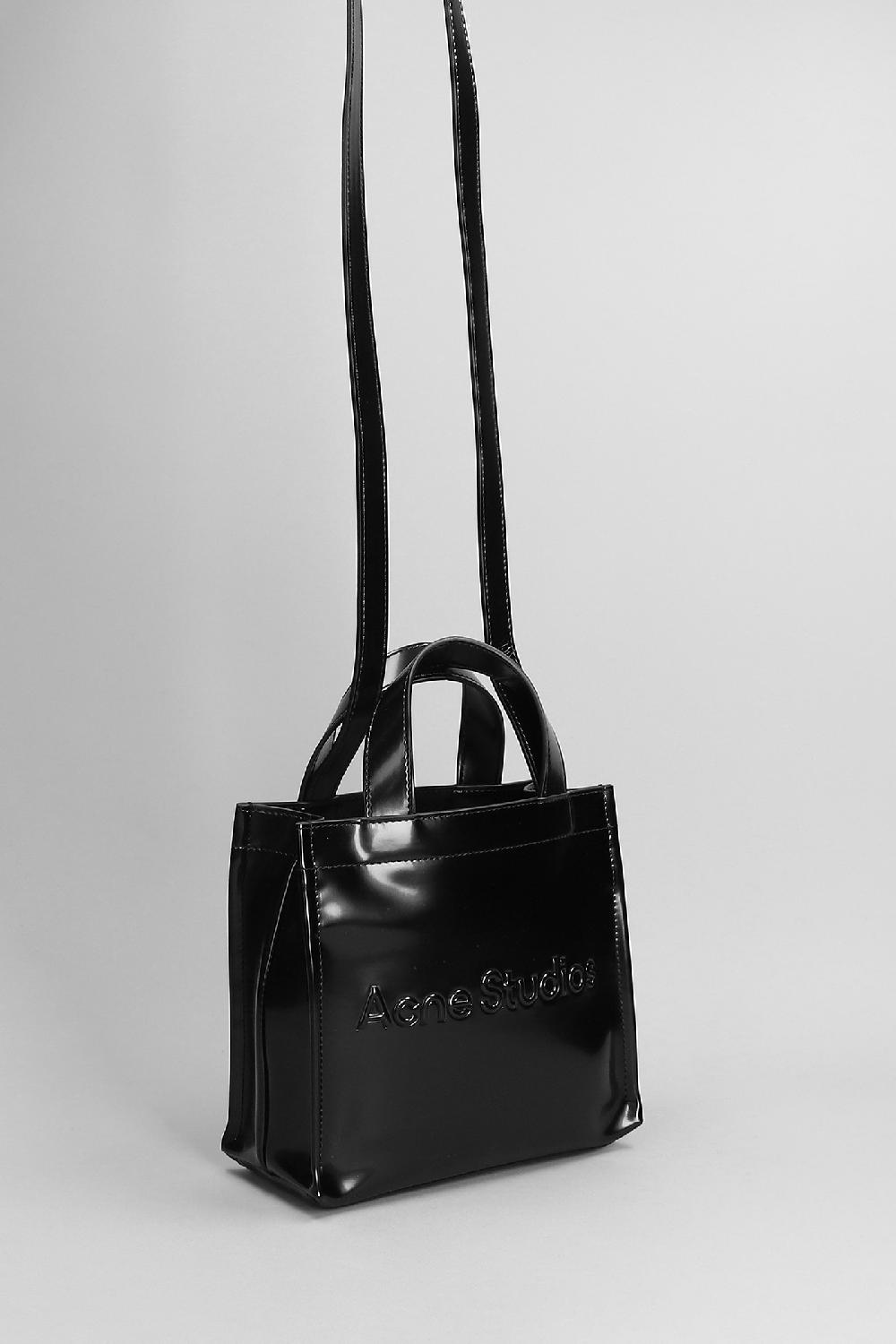 Deliberti Acne Studios Tote Mini Tote In Poliuretano Nero Cod. 372937 - Deliberti The Luxury Shopping