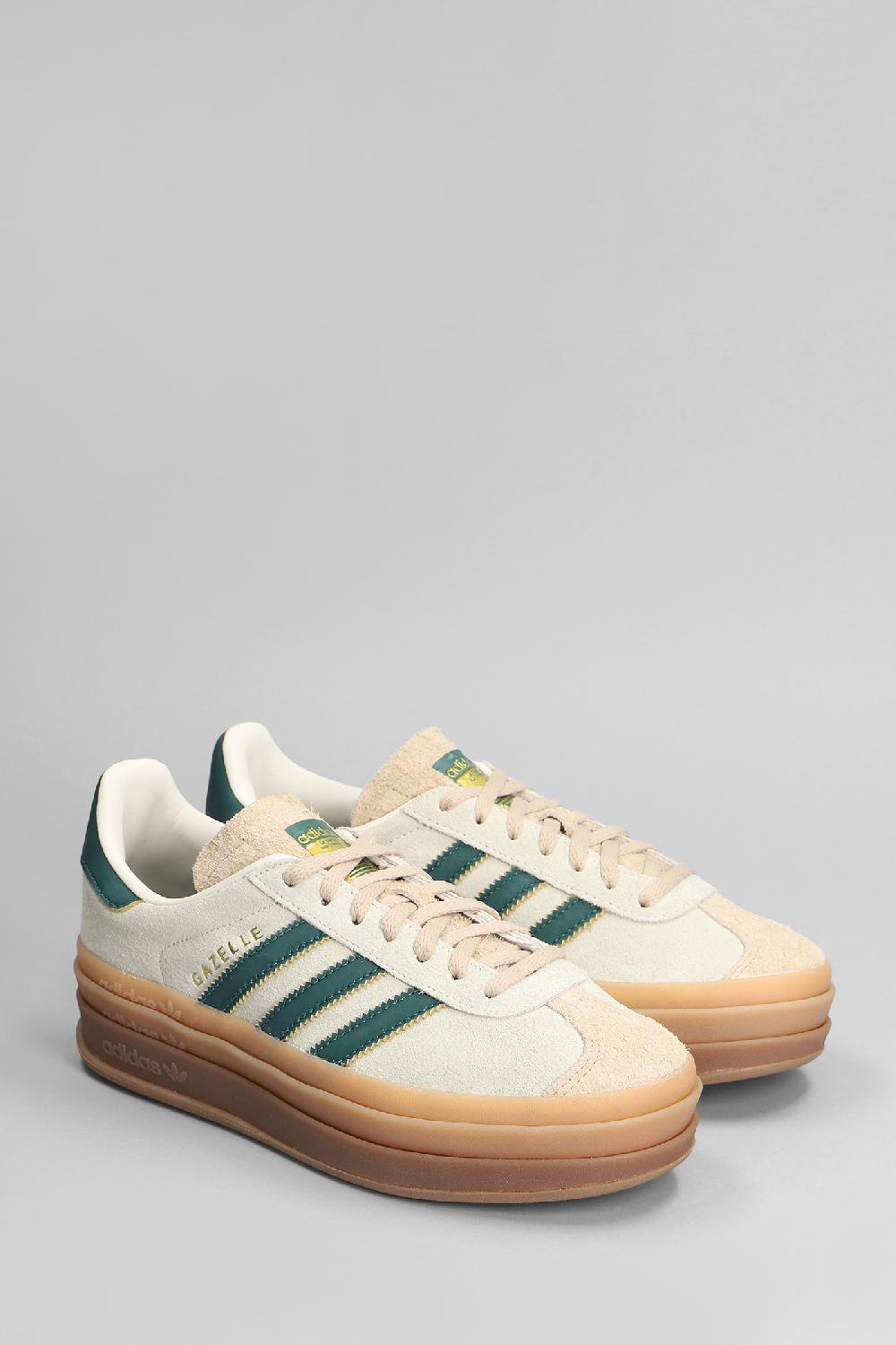 Deliberti Adidas Sneakers Gazelle Bold In Camoscio Beige Cod. 402002 - Deliberti The Luxury Shopping
