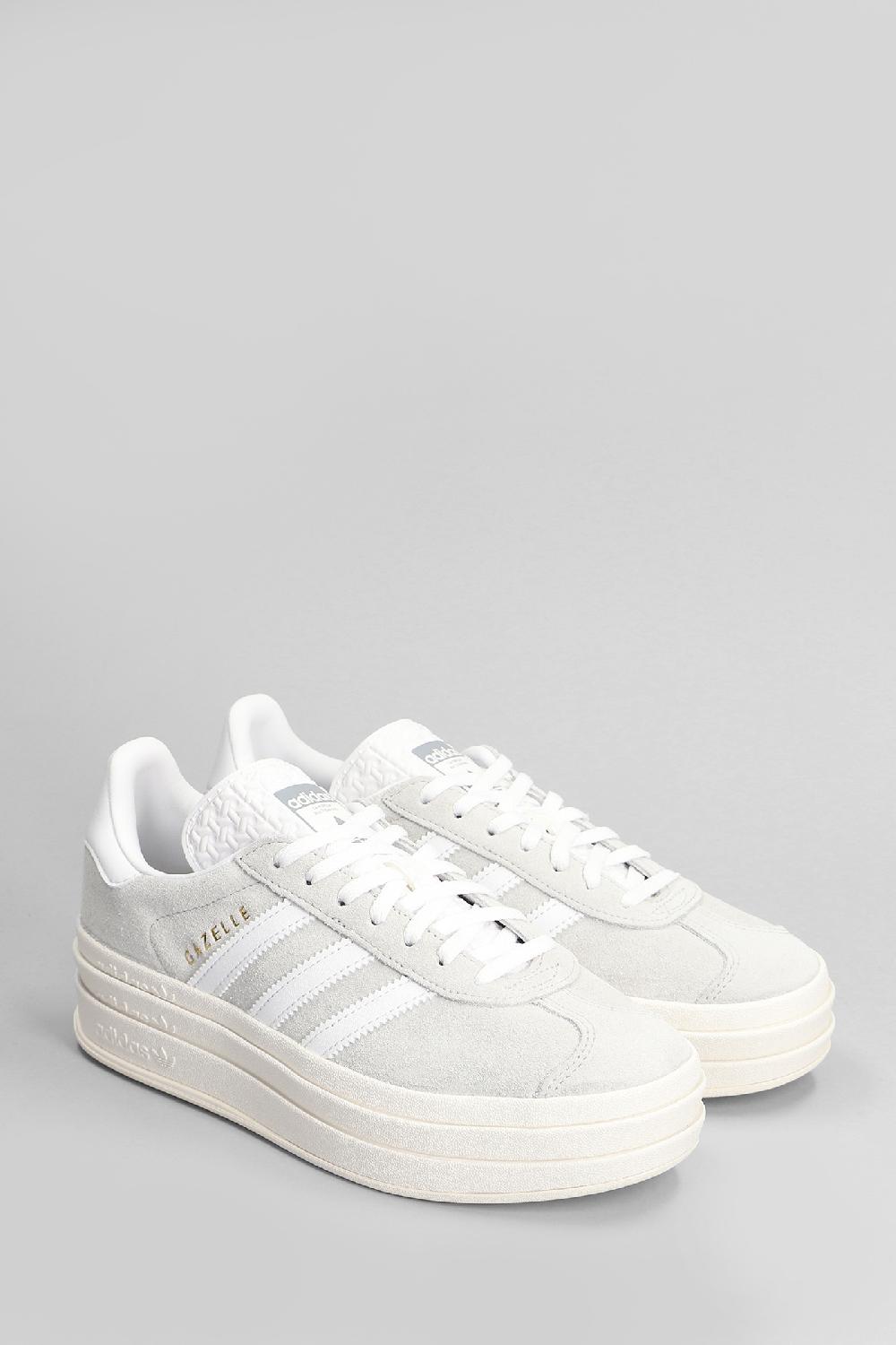 Deliberti Adidas Sneakers Gazelle Bold In Camoscio Grigio Cod. 405843 - Deliberti The Luxury Shopping