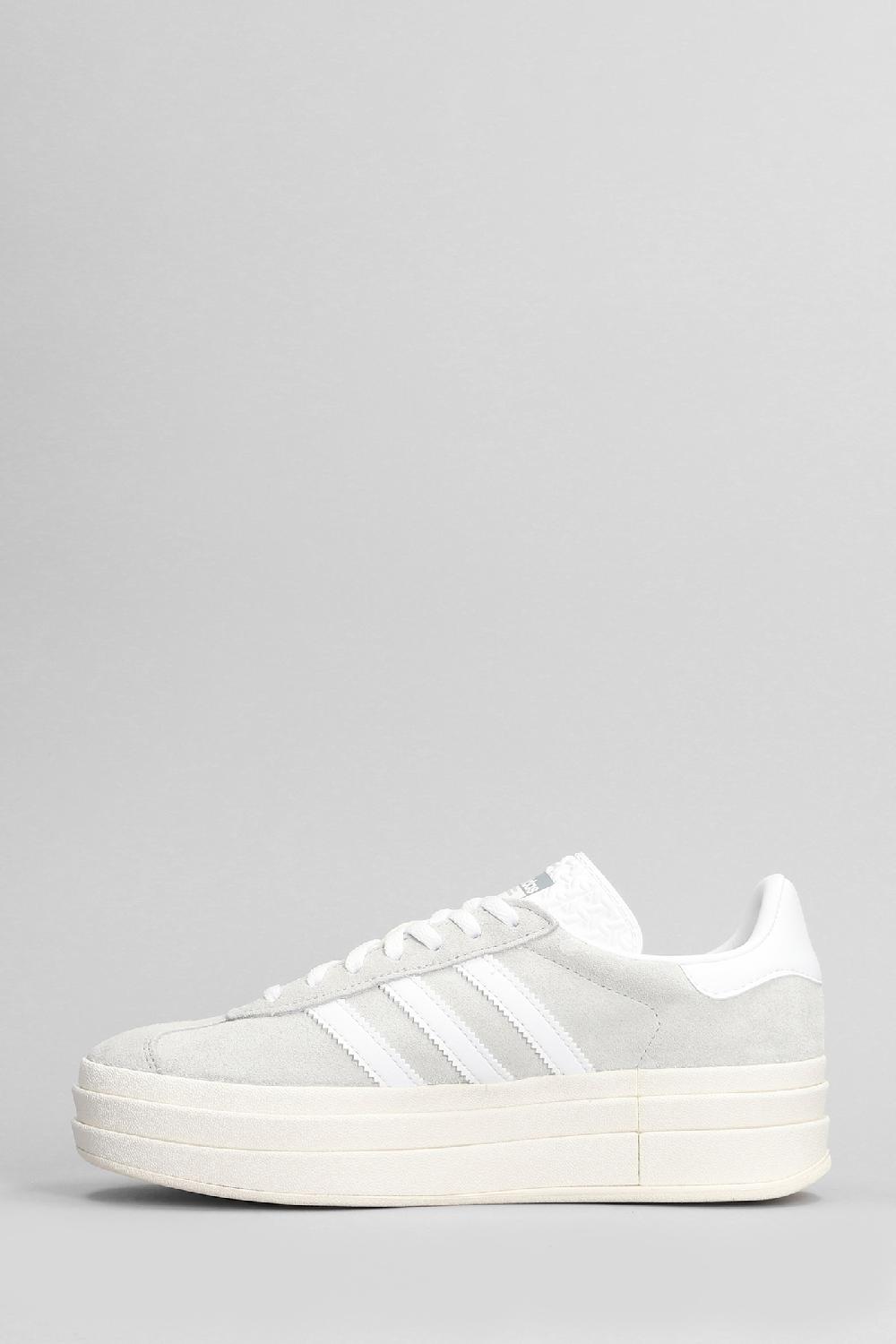 Deliberti Adidas Sneakers Gazelle Bold In Camoscio Grigio Cod. 405843 - Deliberti The Luxury Shopping