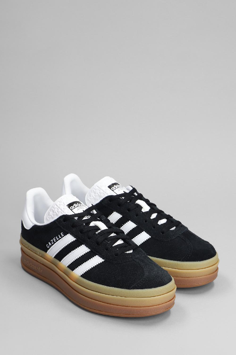 Deliberti Adidas Sneakers Gazelle Bold In Camoscio Nero Cod. 393371 - Deliberti The Luxury Shopping