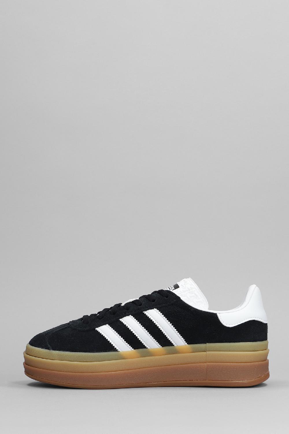 Deliberti Adidas Sneakers Gazelle Bold In Camoscio Nero Cod. 393371 - Deliberti The Luxury Shopping