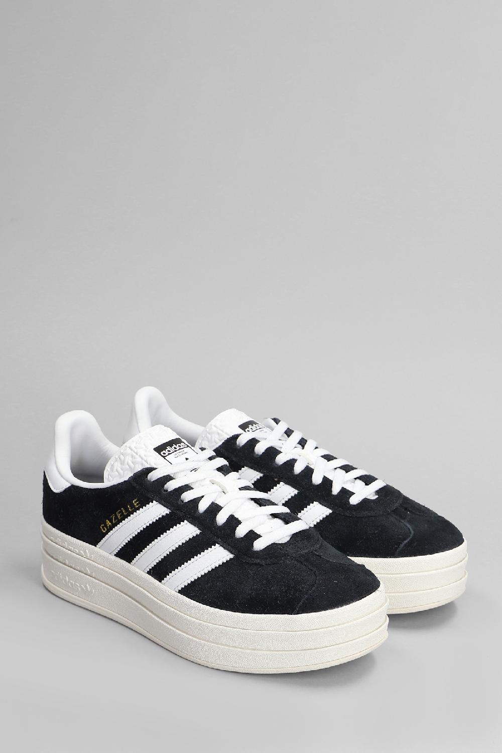 Deliberti Adidas Sneakers Gazelle Bold In Camoscio Nero Cod. 405842 - Deliberti The Luxury Shopping