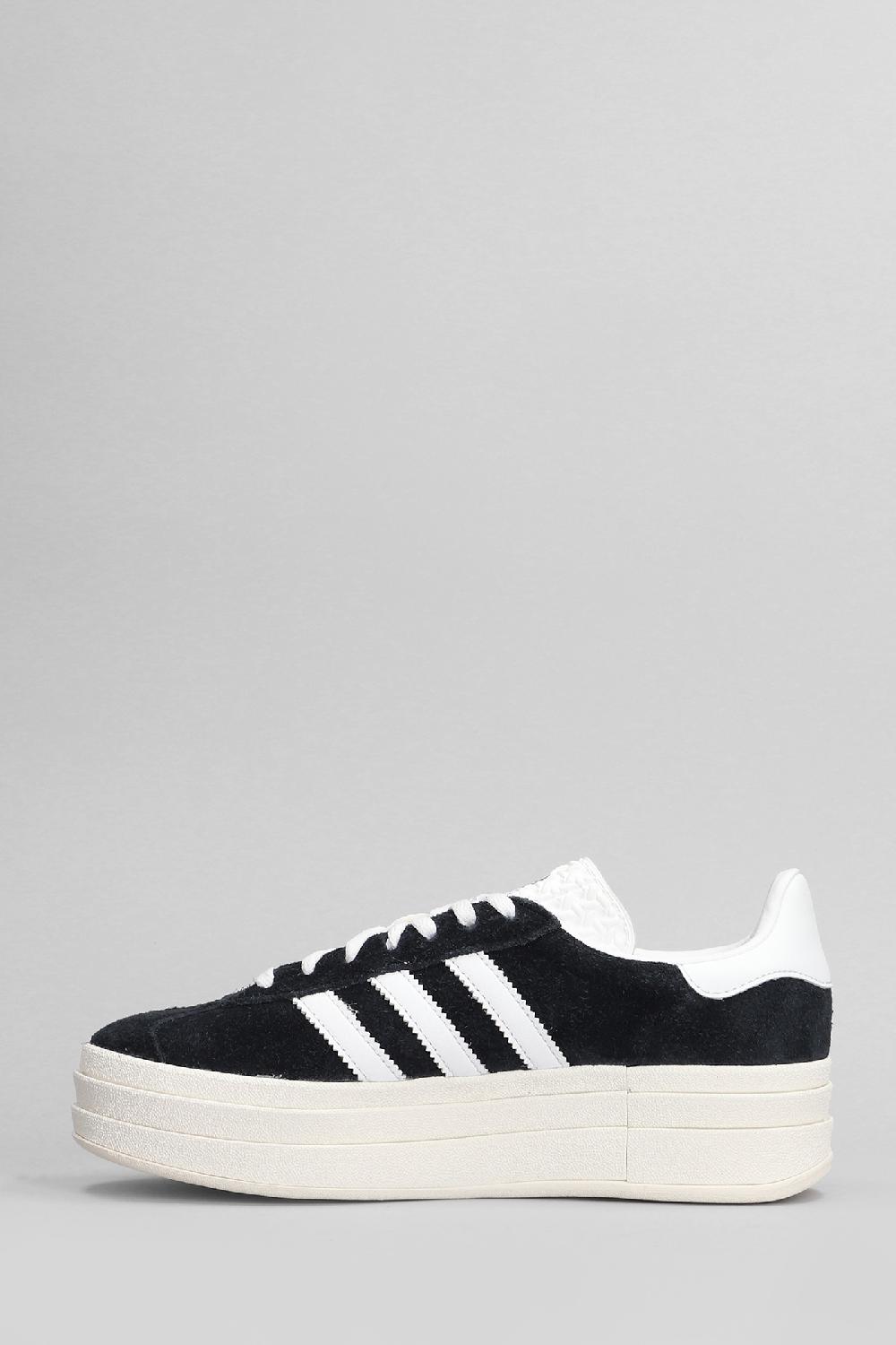 Deliberti Adidas Sneakers Gazelle Bold In Camoscio Nero Cod. 405842 - Deliberti The Luxury Shopping