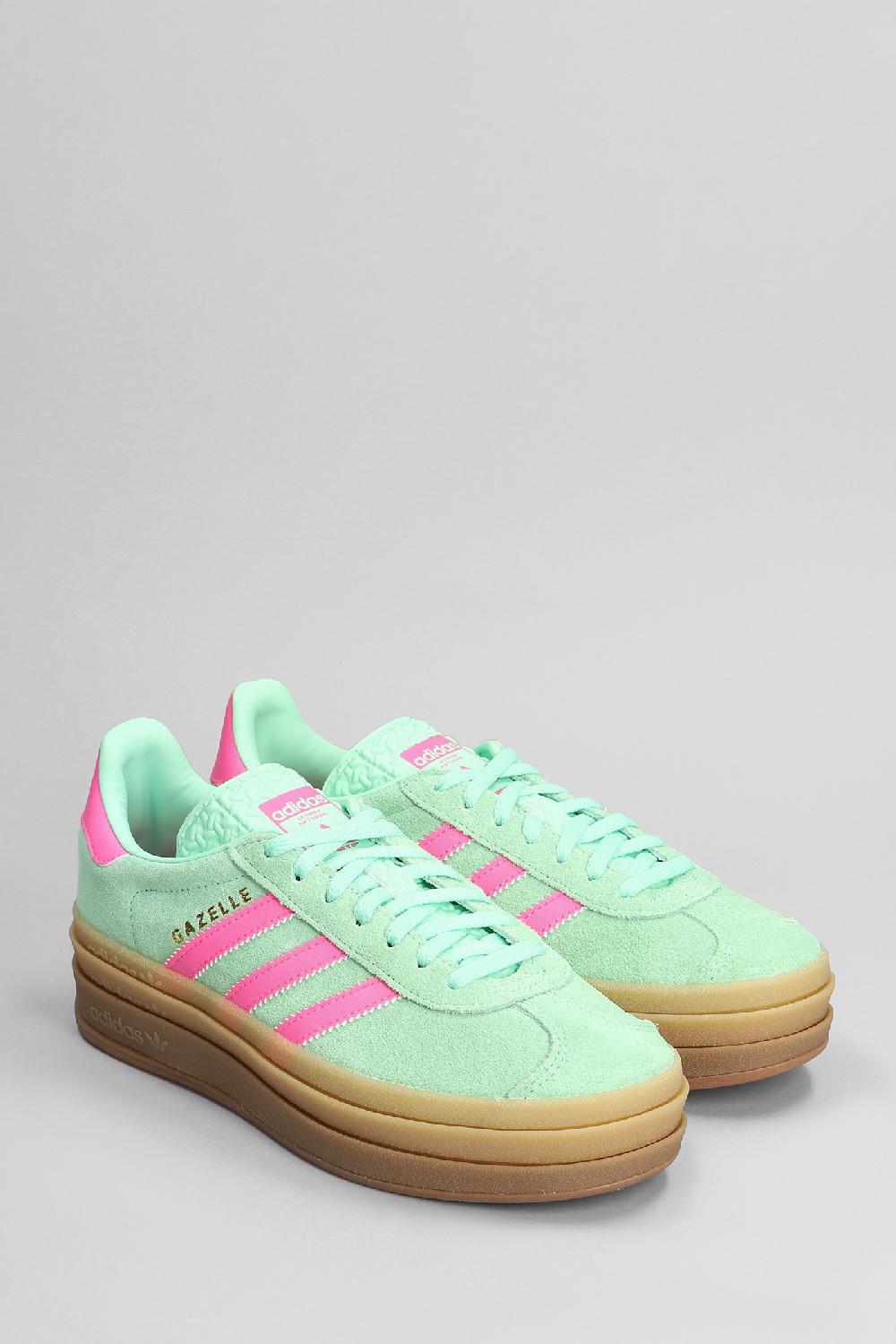 Deliberti Adidas Sneakers Gazelle Bold In Camoscio Verde Cod. 401738 - Deliberti The Luxury Shopping