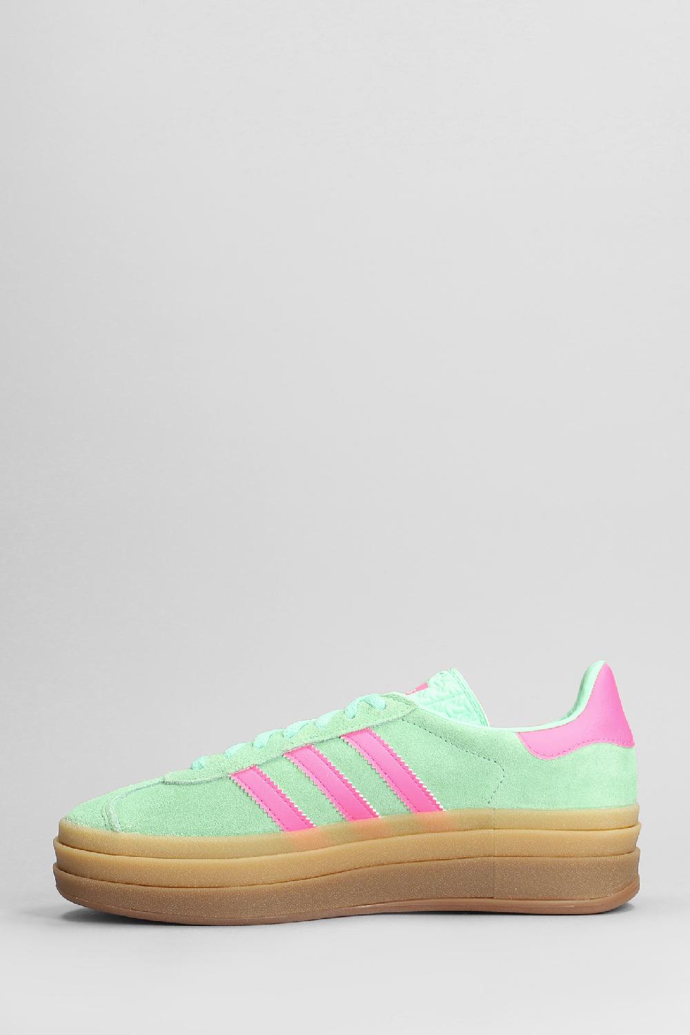 Deliberti Adidas Sneakers Gazelle Bold In Camoscio Verde Cod. 401738 - Deliberti The Luxury Shopping