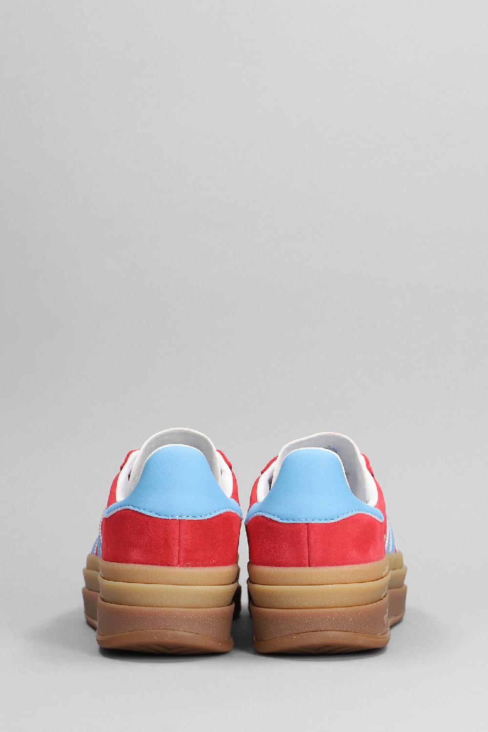 Deliberti Adidas Sneakers Gazelle Bold W In Pelle E Camoscio Rosso Cod. 398204 - Deliberti The Luxury Shopping