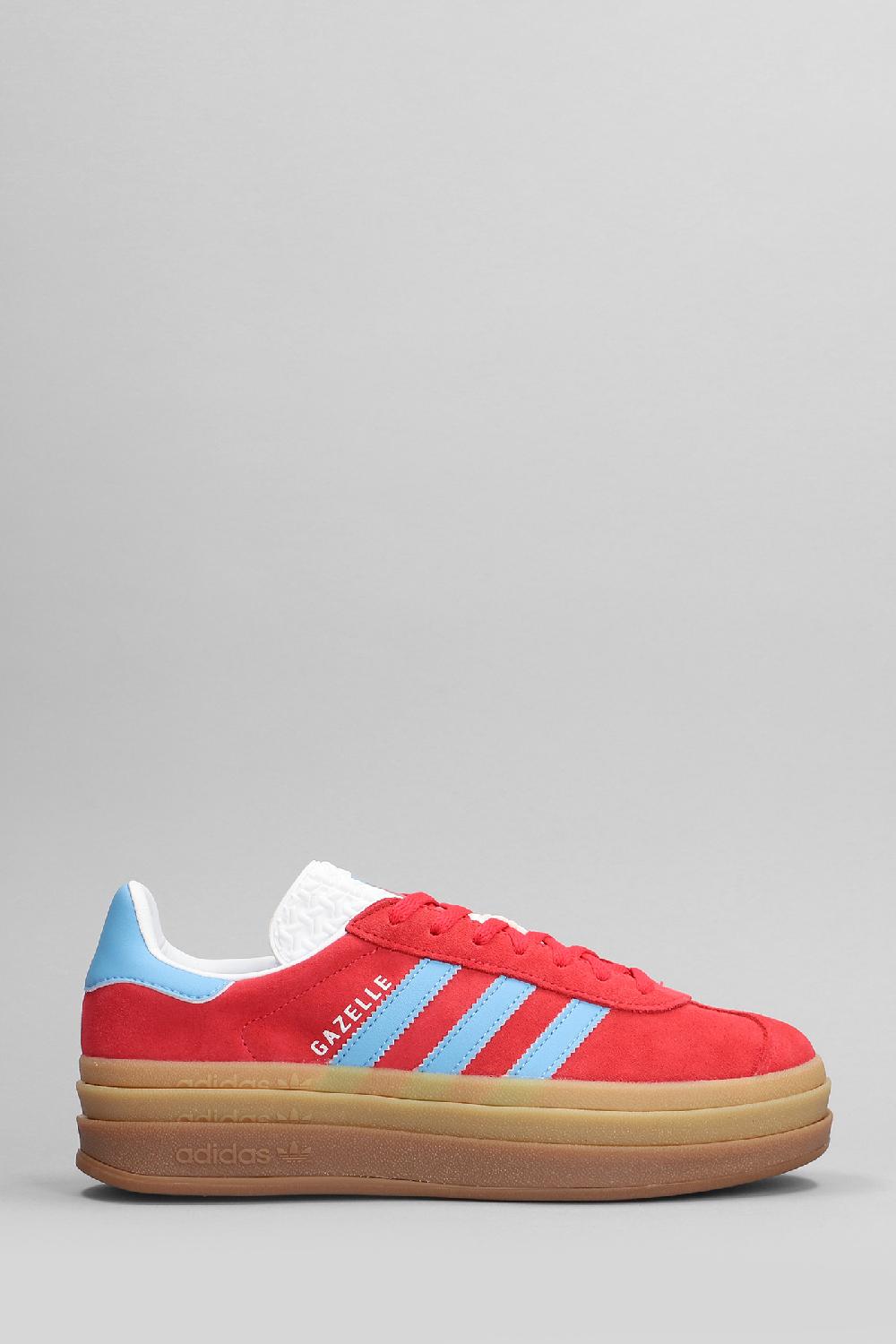 Deliberti Adidas Sneakers gazelle bold w in pelle e camoscio rosso cod. 398204 - Deliberti The Luxury Shopping