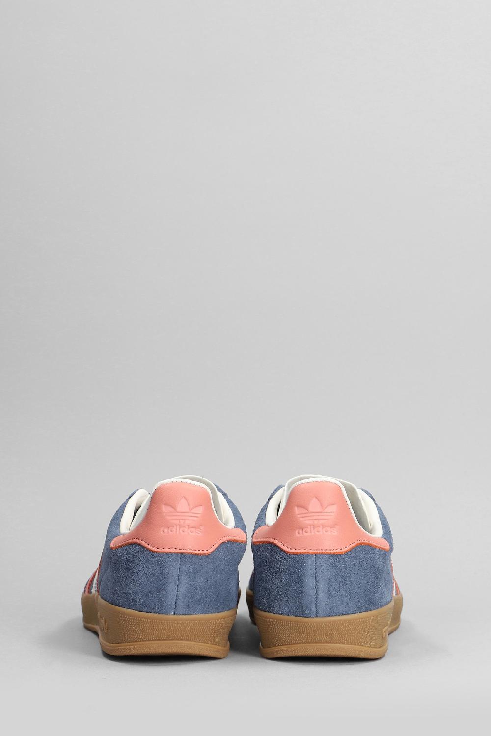 Deliberti Adidas Sneakers Gazelle Indoor In Camoscio Blu Cod. 400145 - Deliberti The Luxury Shopping