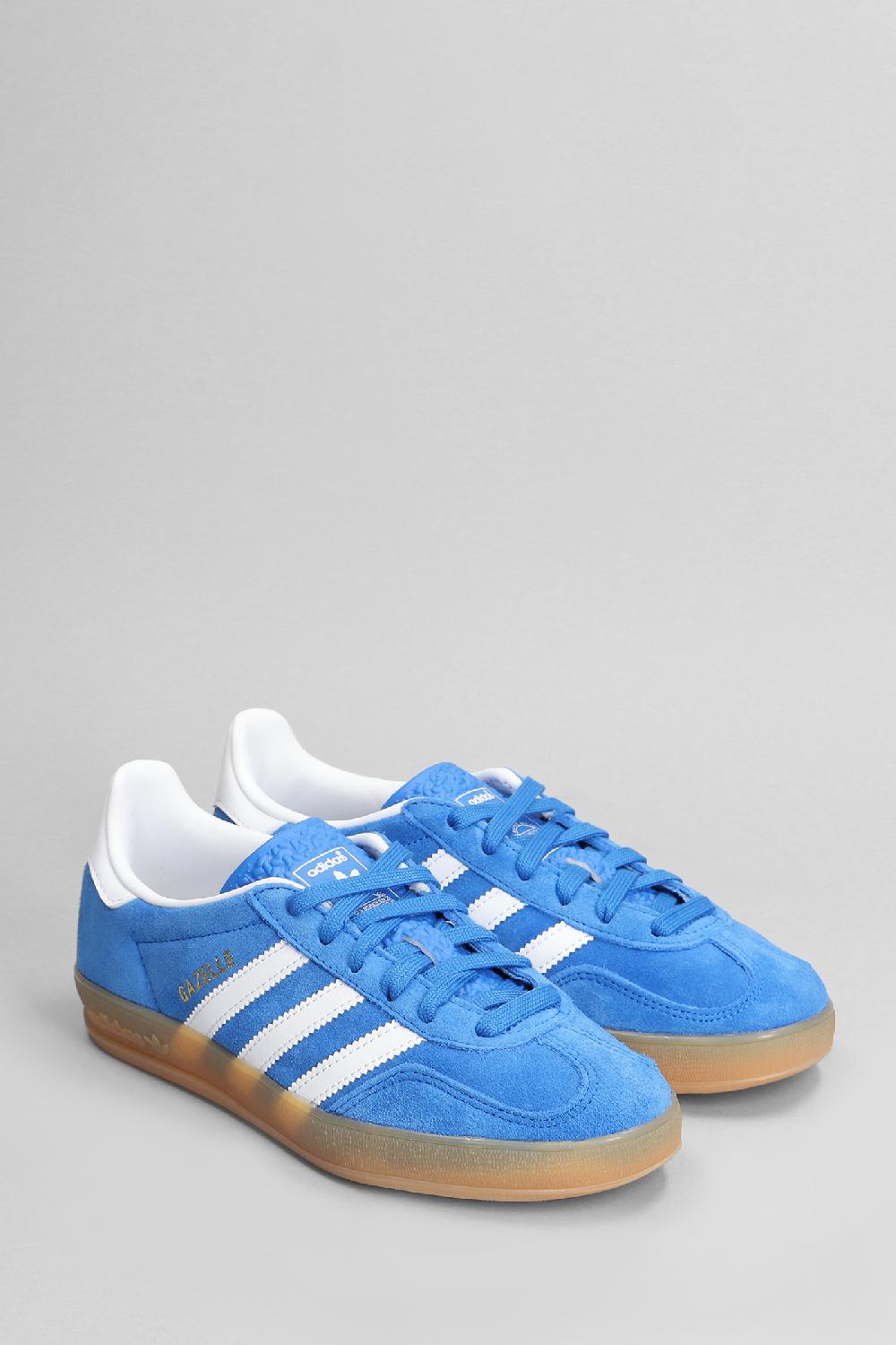 Deliberti Adidas Sneakers Gazelle Indoor In Camoscio Blu Cod. 402866 - Deliberti The Luxury Shopping