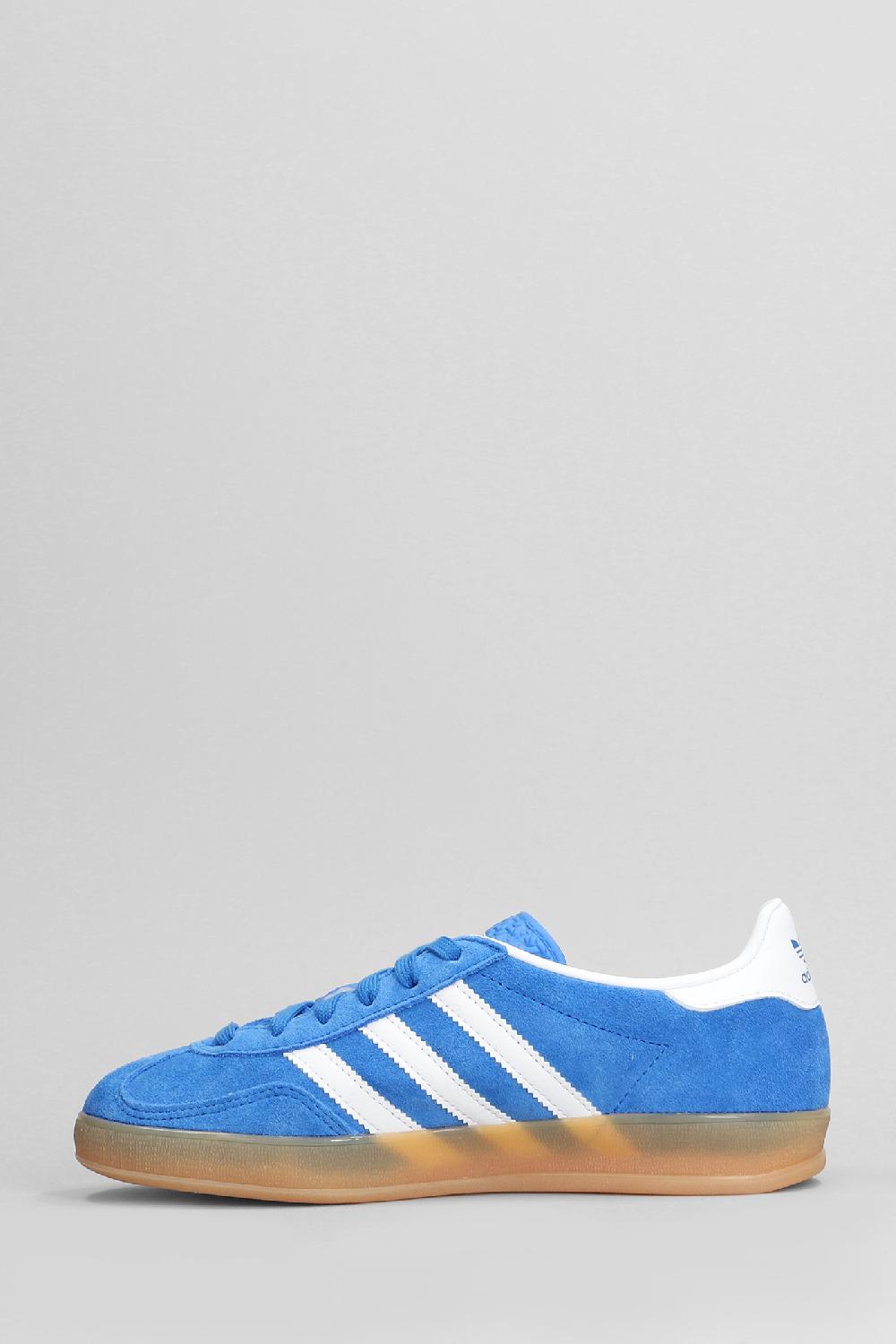 Deliberti Adidas Sneakers Gazelle Indoor In Camoscio Blu Cod. 402866 - Deliberti The Luxury Shopping