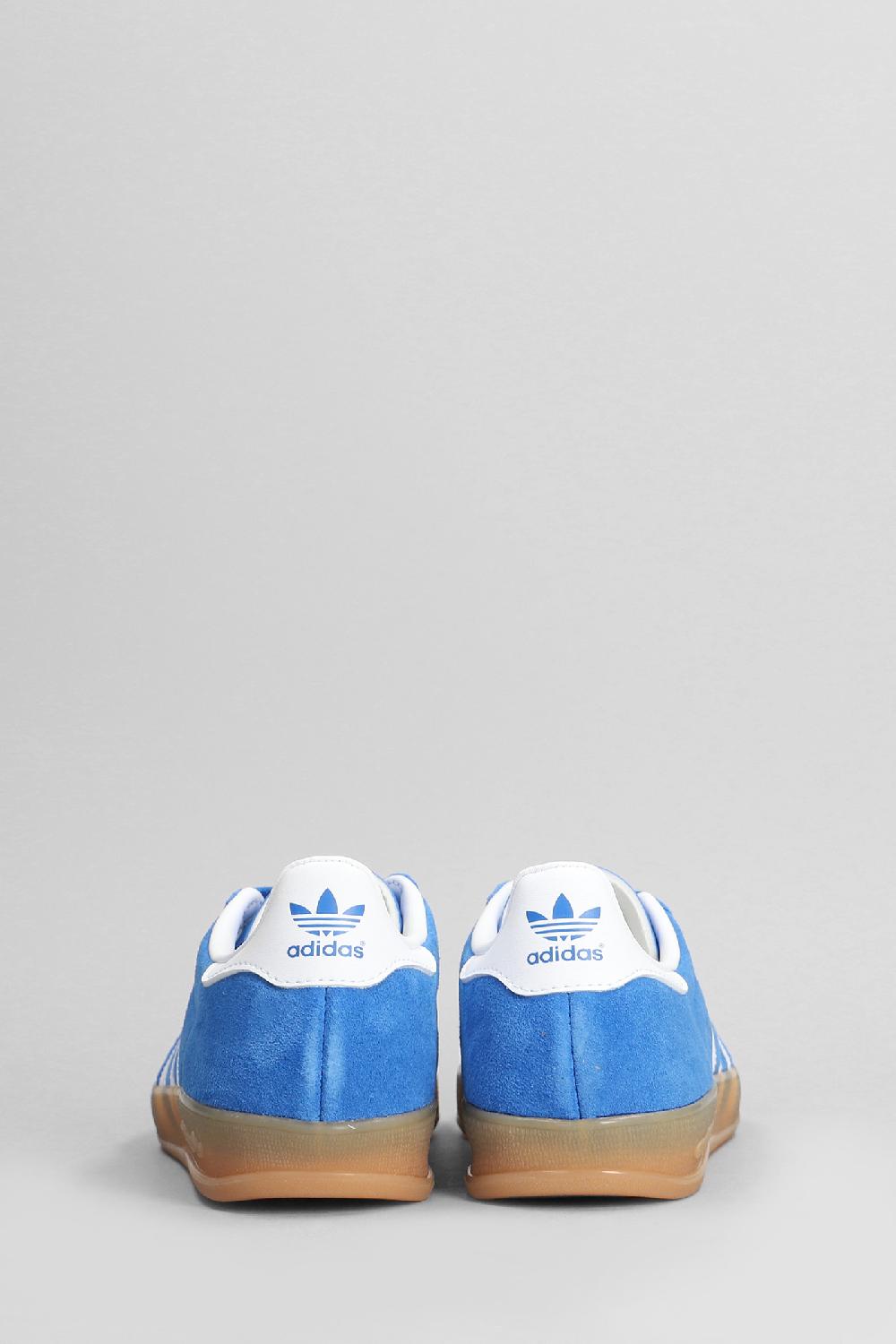 Deliberti Adidas Sneakers Gazelle Indoor In Camoscio Blu Cod. 402866 - Deliberti The Luxury Shopping