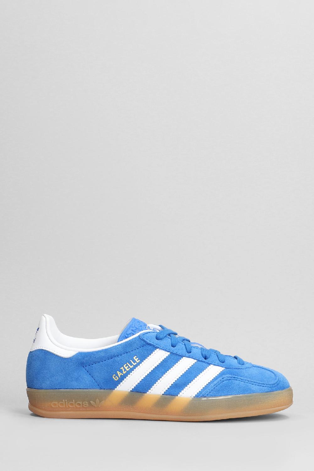 Deliberti Adidas Sneakers gazelle indoor in camoscio blu cod. 402866 - Deliberti The Luxury Shopping