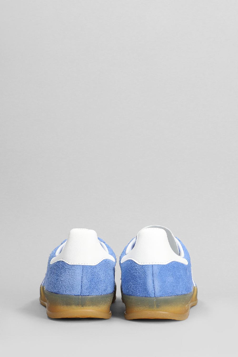 Deliberti Adidas Sneakers Gazelle Indoor In Camoscio Celeste Cod. 401945 - Deliberti The Luxury Shopping