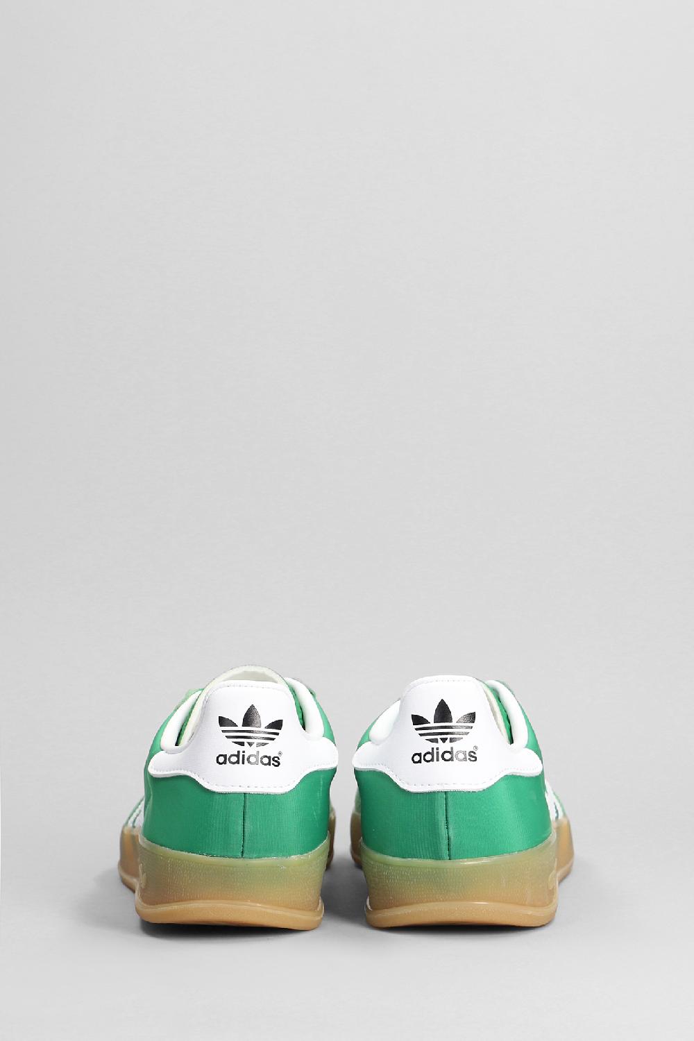 Deliberti Adidas Sneakers Gazelle Indoor In Camoscio E Tessuto Verde Cod. 402521 - Deliberti The Luxury Shopping