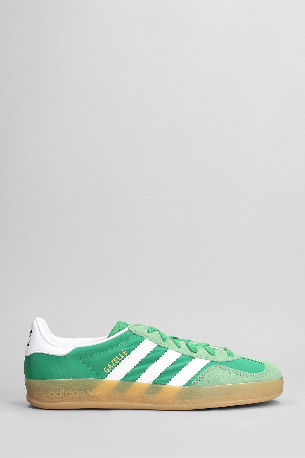 Deliberti Adidas Sneakers gazelle indoor in camoscio e tessuto verde cod. 402521 - Deliberti The Luxury Shopping