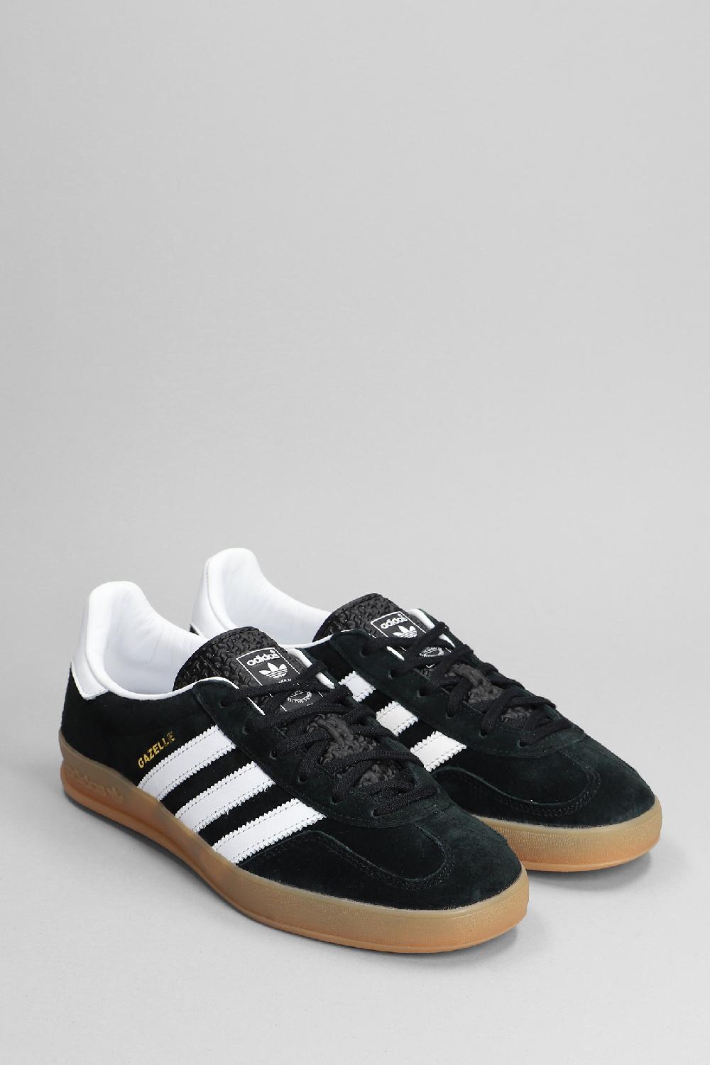 Deliberti Adidas Sneakers Gazelle Indoor In Camoscio Nero Cod. 392314 - Deliberti The Luxury Shopping
