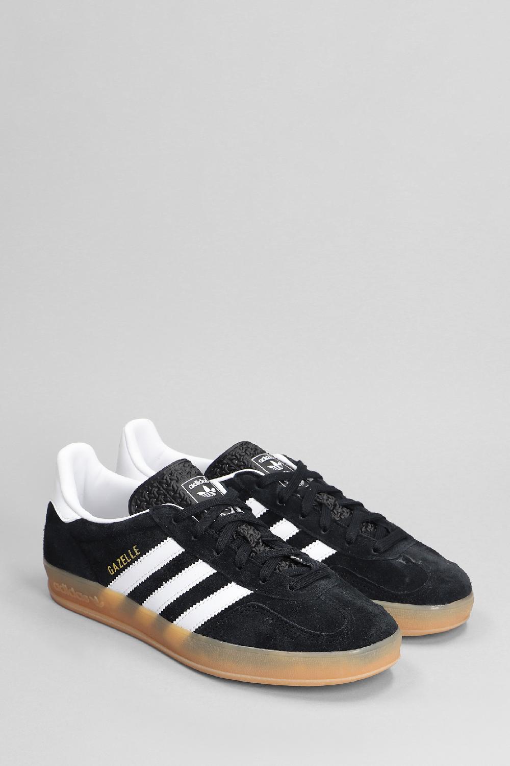 Deliberti Adidas Sneakers Gazelle Indoor In Camoscio Nero Cod. 402269 - Deliberti The Luxury Shopping