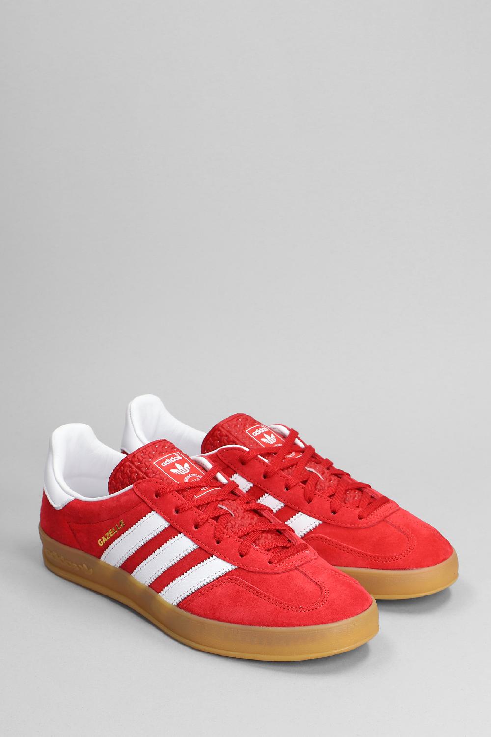 Deliberti Adidas Sneakers Gazelle Indoor In Camoscio Rosso Cod. 392315 - Deliberti The Luxury Shopping