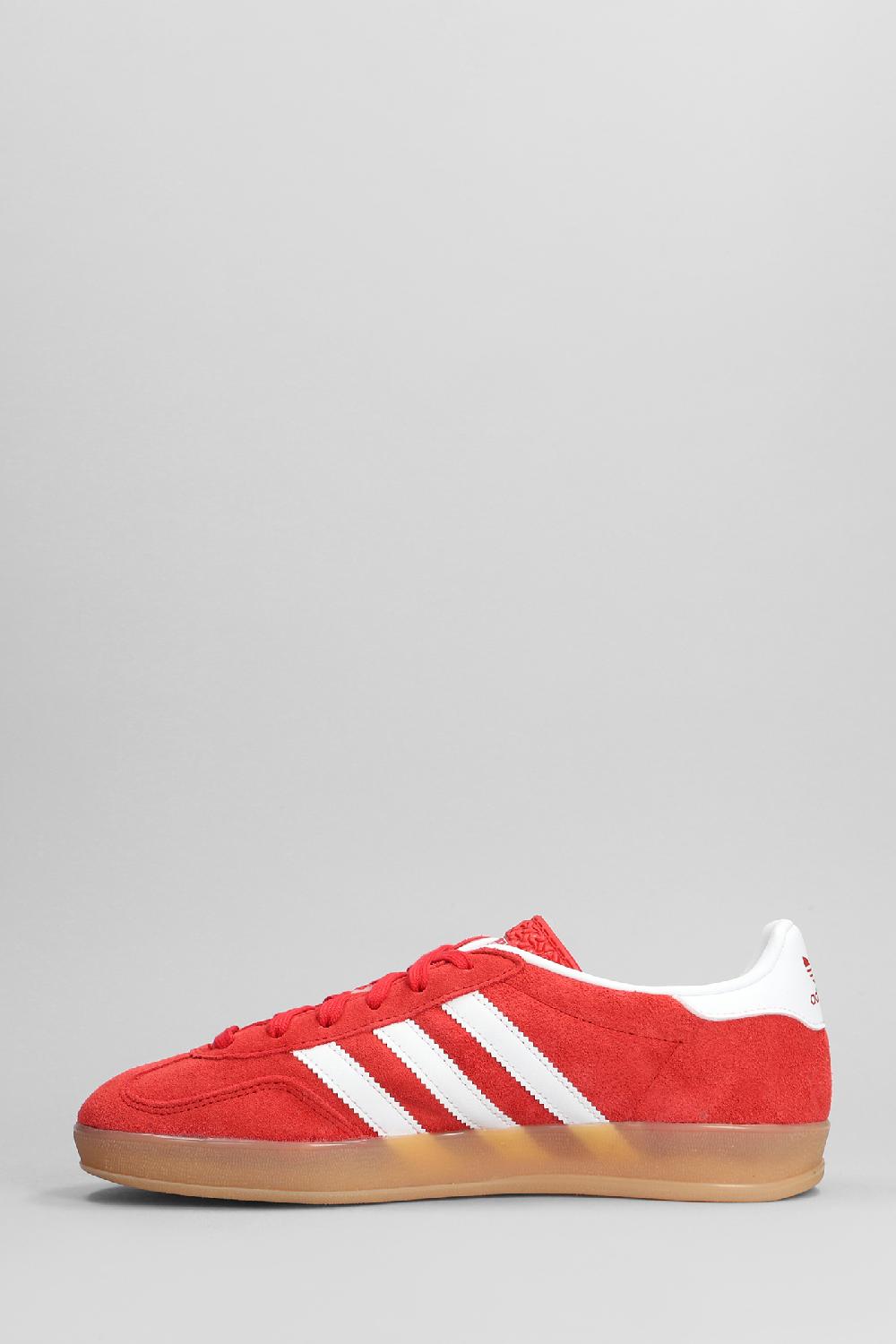 Deliberti Adidas Sneakers Gazelle Indoor In Camoscio Rosso Cod. 401881 - Deliberti The Luxury Shopping