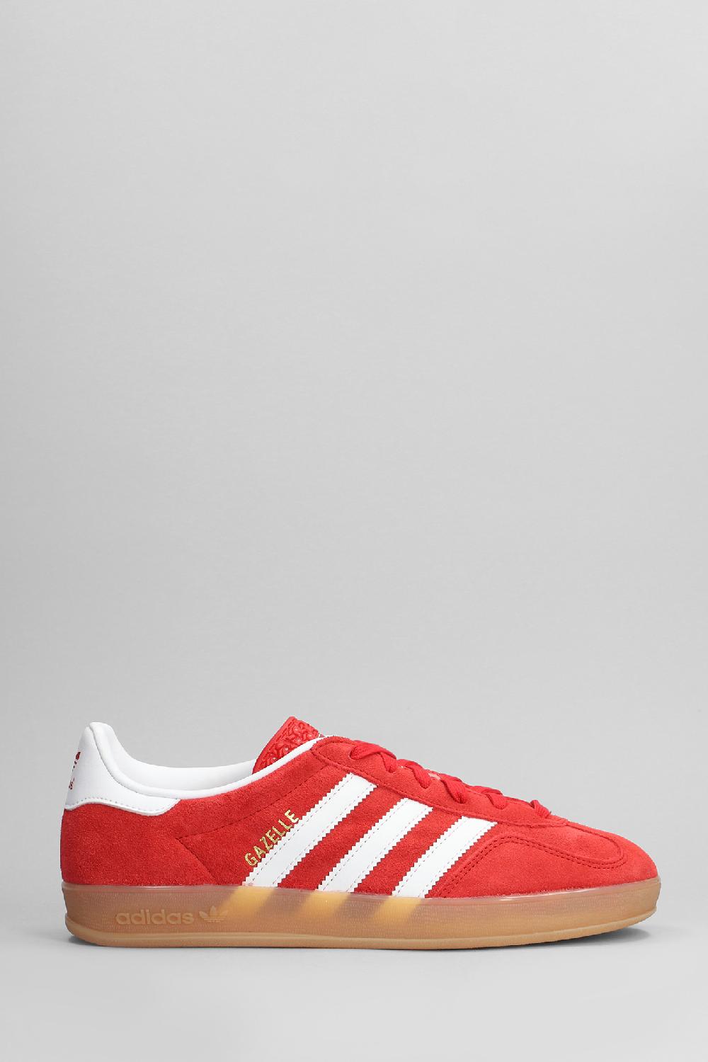Deliberti Adidas Sneakers gazelle indoor in camoscio rosso cod. 401881 - Deliberti The Luxury Shopping