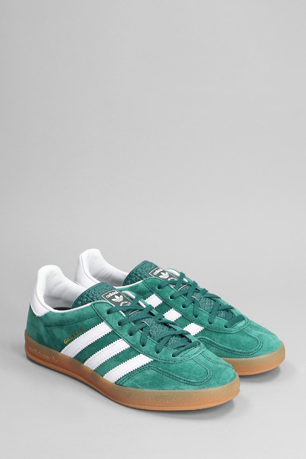 Deliberti Adidas Sneakers Gazelle Indoor In Camoscio Verde Cod. 393373 - Deliberti The Luxury Shopping