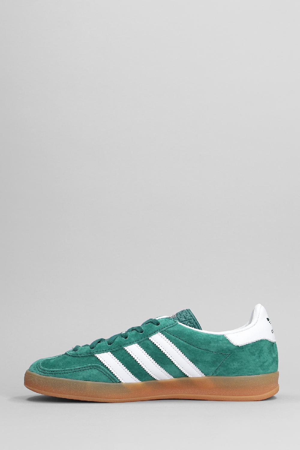 Deliberti Adidas Sneakers Gazelle Indoor In Camoscio Verde Cod. 393373 - Deliberti The Luxury Shopping