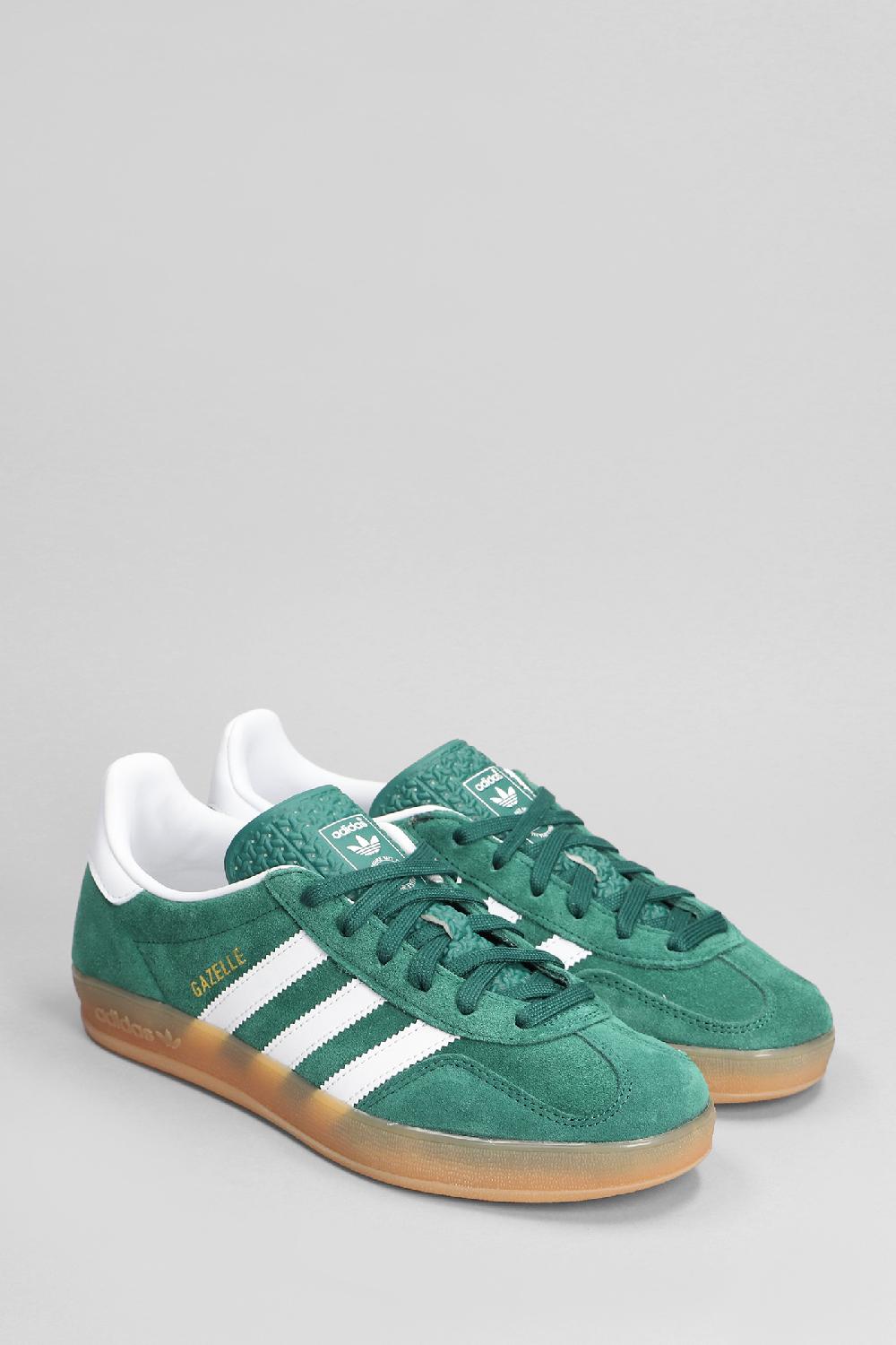 Deliberti Adidas Sneakers Gazelle Indoor In Camoscio Verde Cod. 402270 - Deliberti The Luxury Shopping