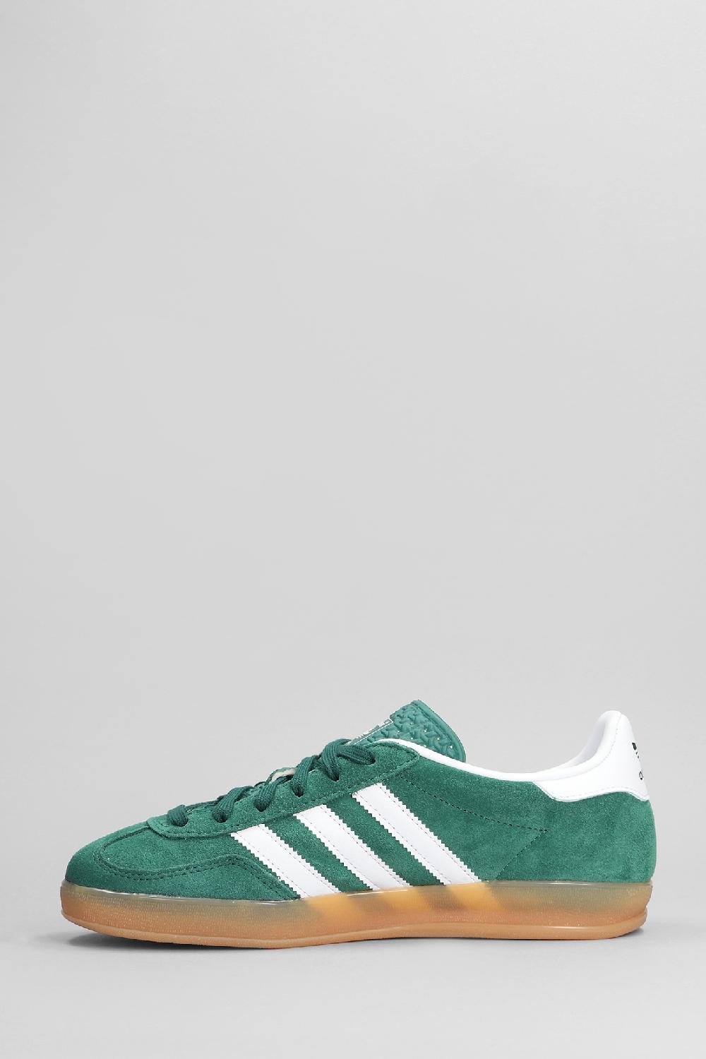 Deliberti Adidas Sneakers Gazelle Indoor In Camoscio Verde Cod. 402270 - Deliberti The Luxury Shopping