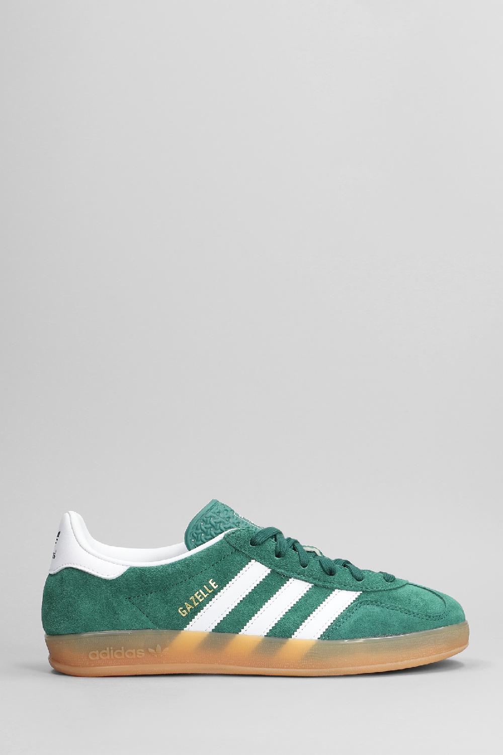 Deliberti Adidas Sneakers gazelle indoor in camoscio verde cod. 402270 - Deliberti The Luxury Shopping