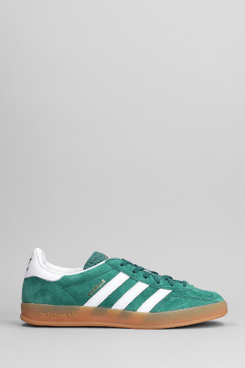 Deliberti Adidas Sneakers gazelle indoor in camoscio verde cod. 393373 - Deliberti The Luxury Shopping