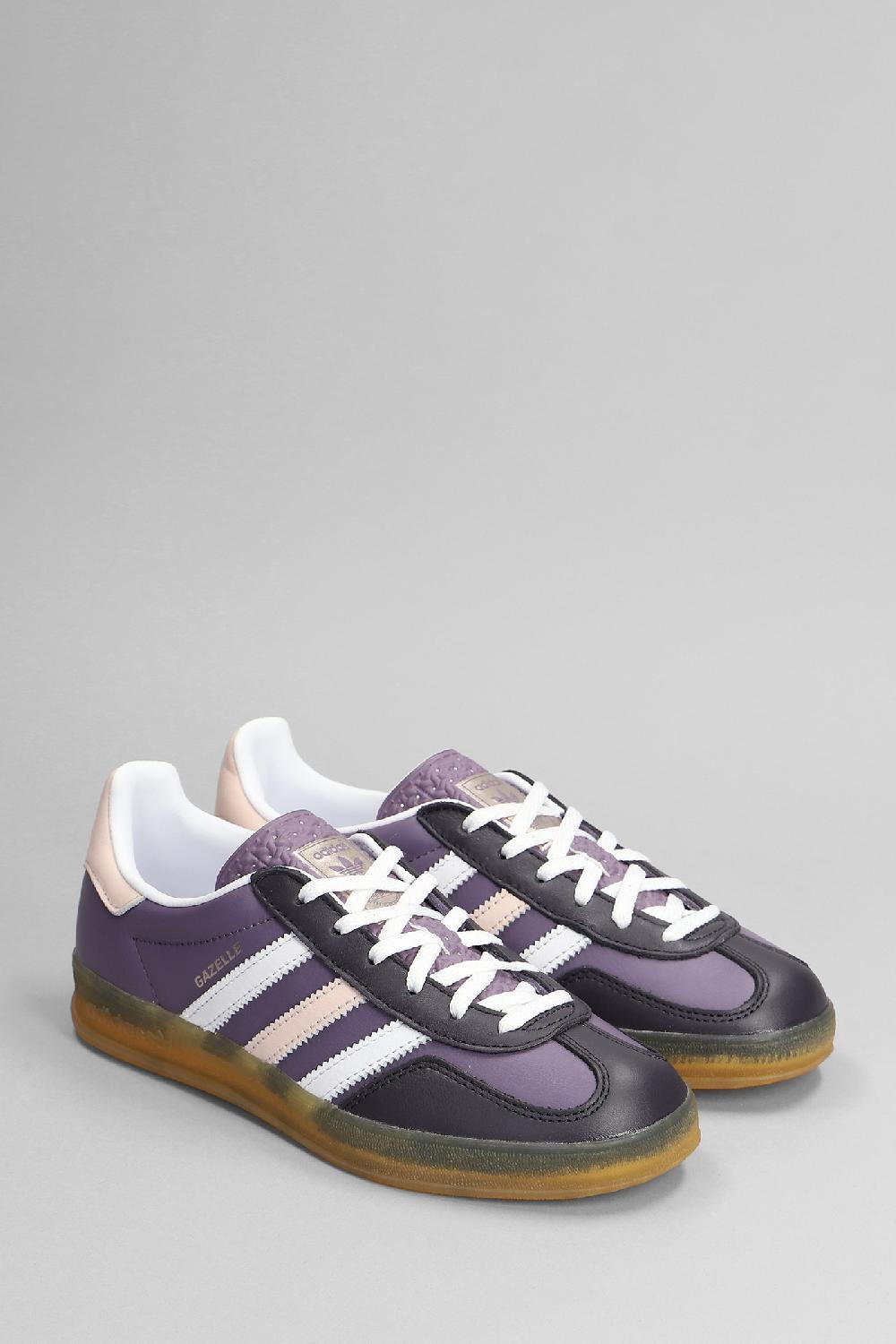 Deliberti Adidas Sneakers Gazelle Indor W In Pelle Viola Cod. 398193 - Deliberti The Luxury Shopping