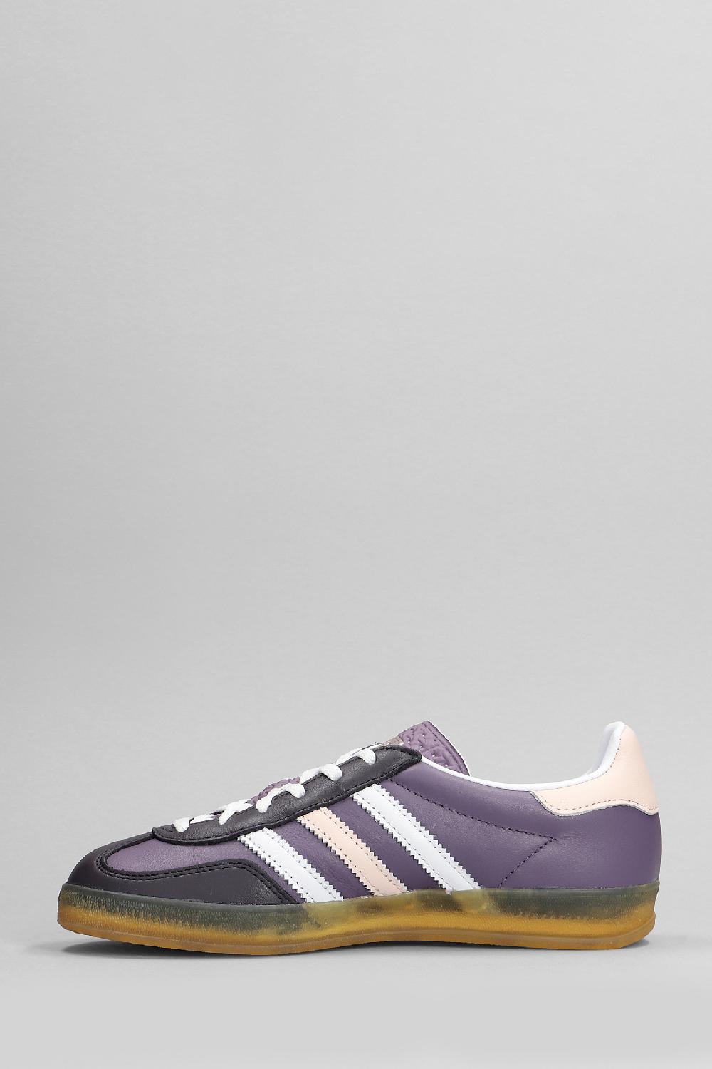 Deliberti Adidas Sneakers Gazelle Indor W In Pelle Viola Cod. 398193 - Deliberti The Luxury Shopping