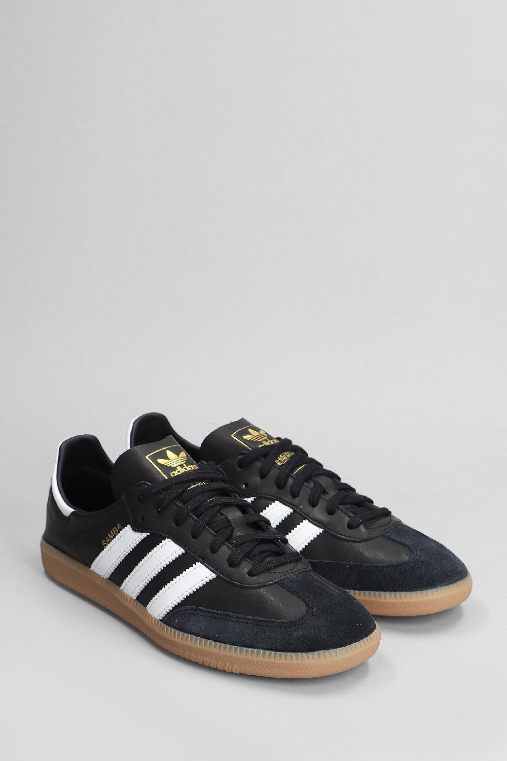 Deliberti Adidas Sneakers Samba Decon In Pelle Nera Cod. 403391 - Deliberti The Luxury Shopping