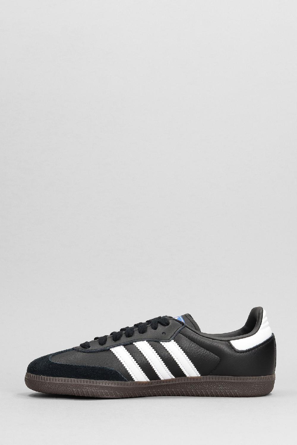 Deliberti Adidas Sneakers Samba Go In Pelle Nera Cod. 382559 - Deliberti The Luxury Shopping