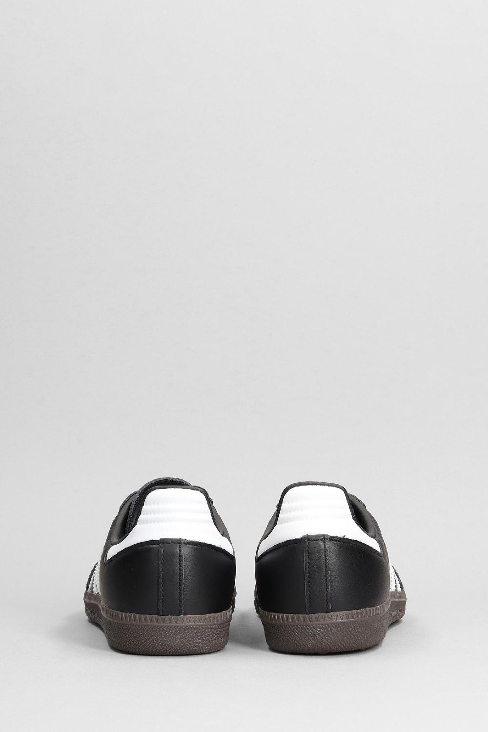 Deliberti Adidas Sneakers Samba Go In Pelle Nera Cod. 382559 - Deliberti The Luxury Shopping