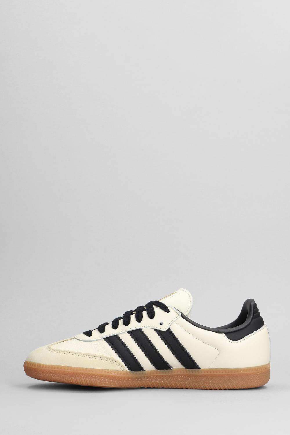 Deliberti Adidas Sneakers Samba Og In Pelle Beige Cod. 401942 - Deliberti The Luxury Shopping