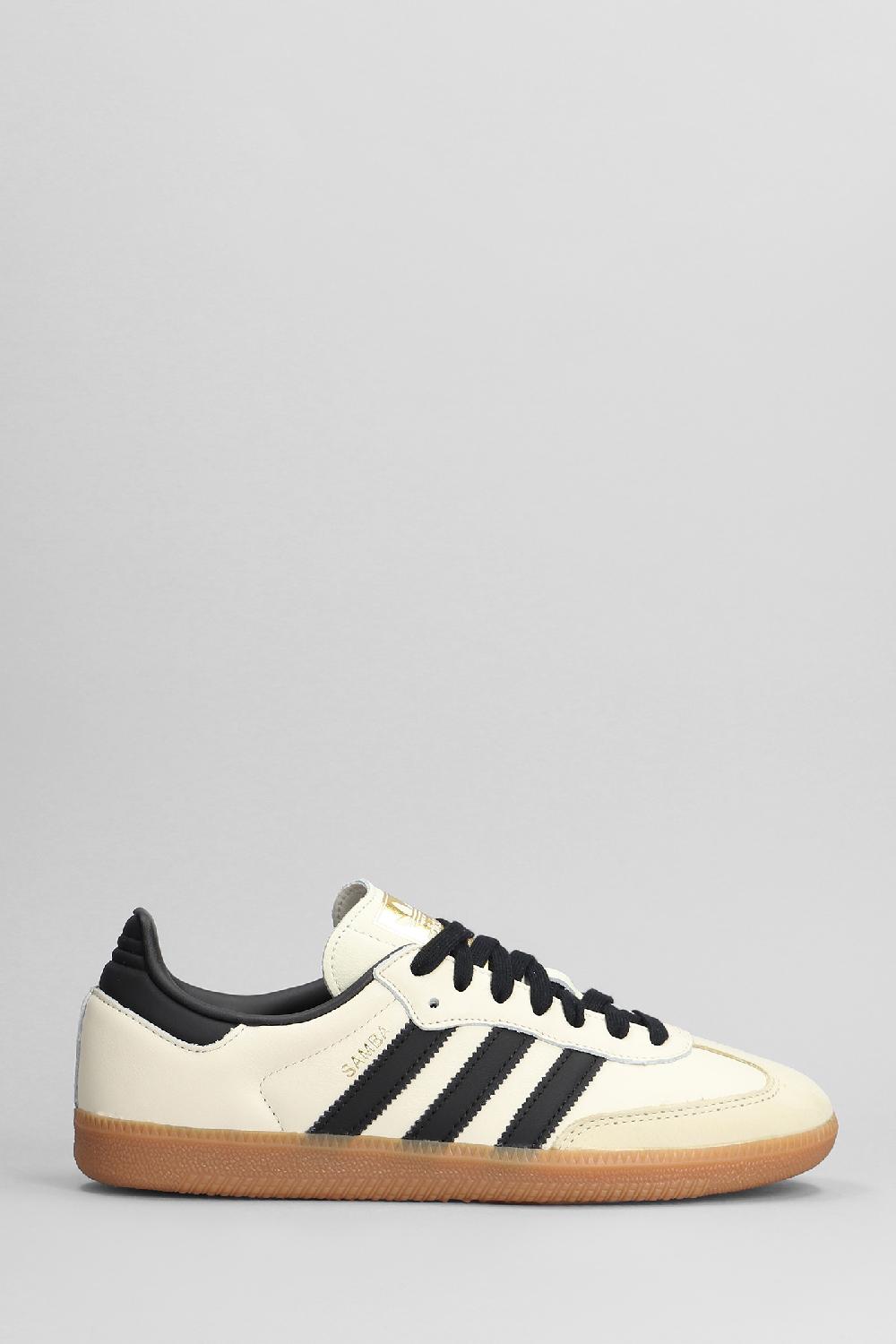 Deliberti Adidas Sneakers samba og in pelle beige cod. 401942 - Deliberti The Luxury Shopping
